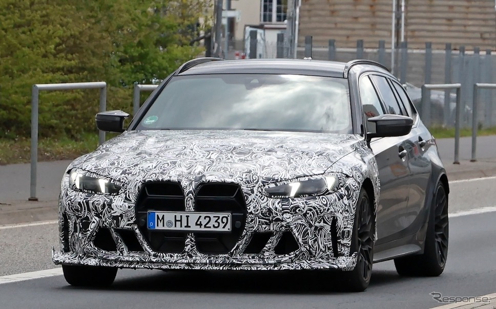 BMW M3 CS ツーリング プロトタイプ(スクープ写真)《APOLLO NEWS SERVICE》