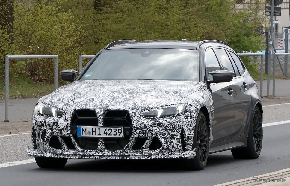 BMW M3 CS ツーリング プロトタイプ(スクープ写真)《APOLLO NEWS SERVICE》