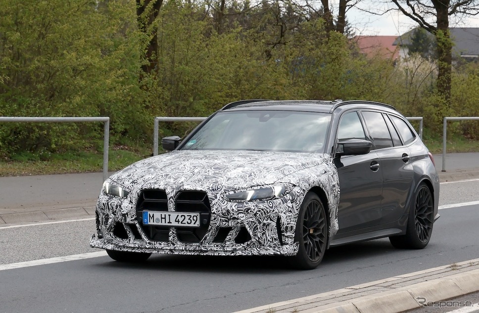 BMW M3 CS ツーリング プロトタイプ(スクープ写真)《APOLLO NEWS SERVICE》