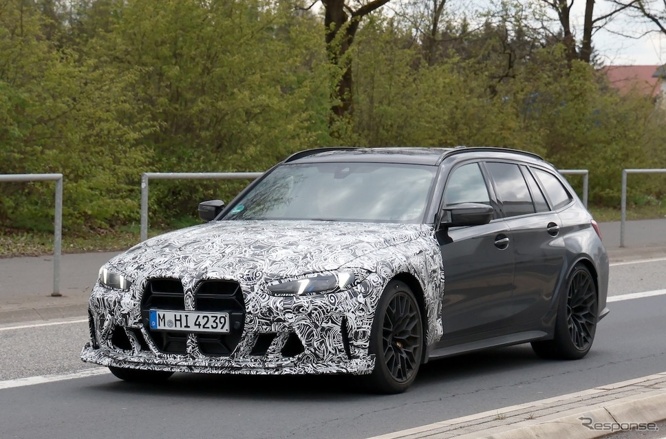 BMW M3 CS ツーリング プロトタイプ(スクープ写真)《APOLLO NEWS SERVICE》