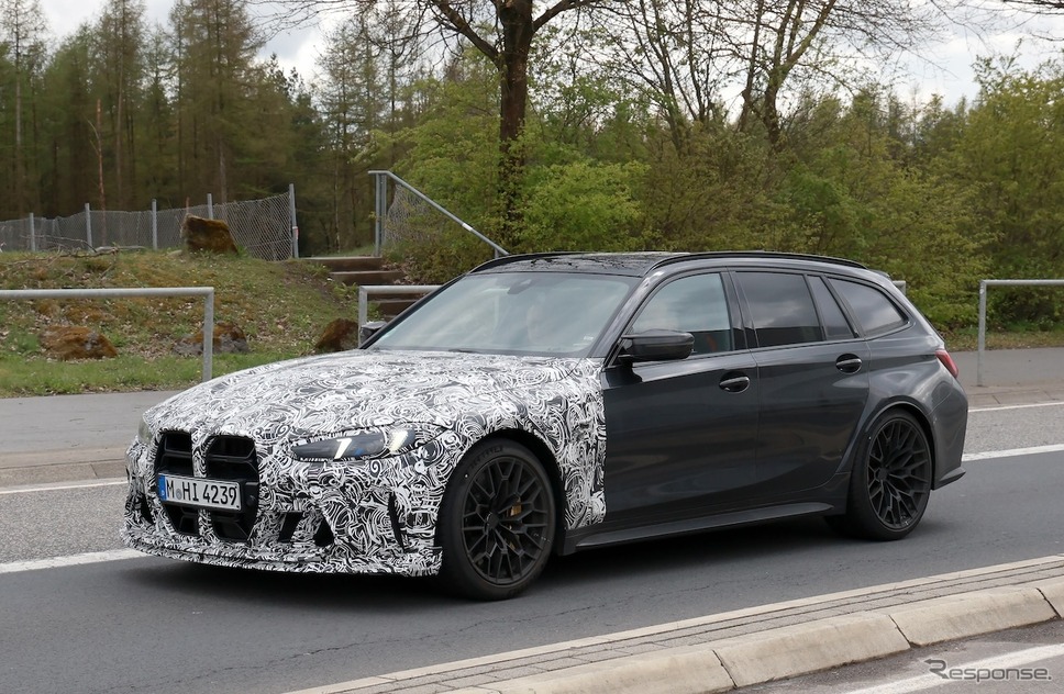 BMW M3 CS ツーリング プロトタイプ(スクープ写真)《APOLLO NEWS SERVICE》