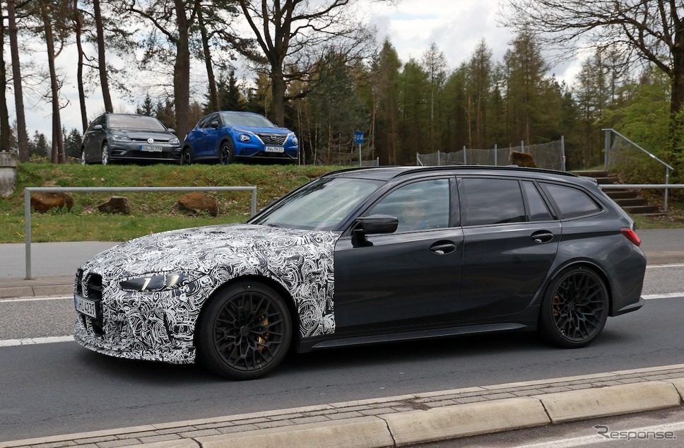 BMW M3 CS ツーリング プロトタイプ(スクープ写真)《APOLLO NEWS SERVICE》
