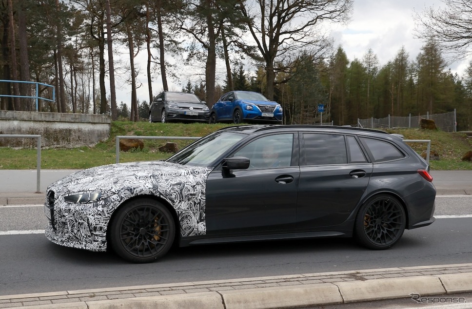 BMW M3 CS ツーリング プロトタイプ(スクープ写真)《APOLLO NEWS SERVICE》