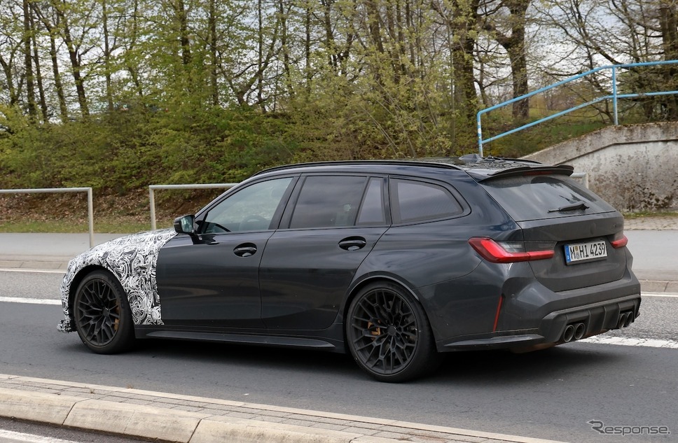 BMW M3 CS ツーリング プロトタイプ(スクープ写真)《APOLLO NEWS SERVICE》