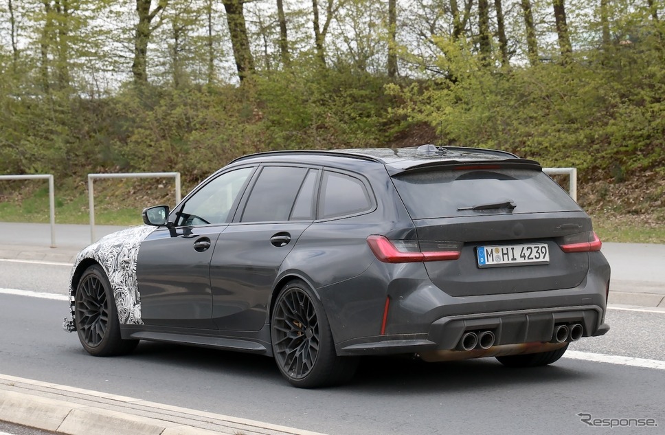 BMW M3 CS ツーリング プロトタイプ(スクープ写真)《APOLLO NEWS SERVICE》