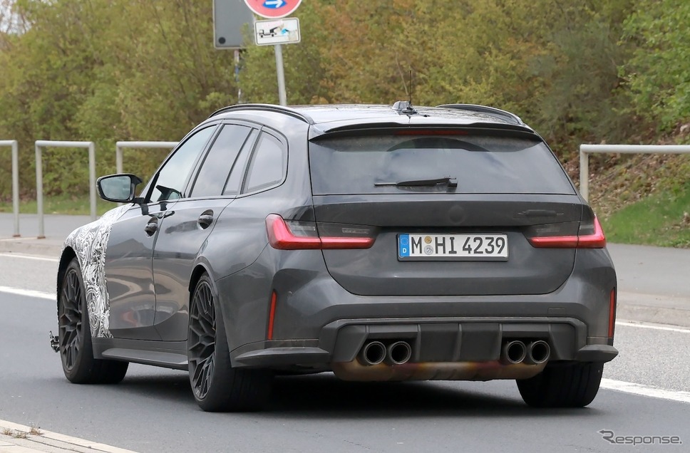 BMW M3 CS ツーリング プロトタイプ(スクープ写真)《APOLLO NEWS SERVICE》