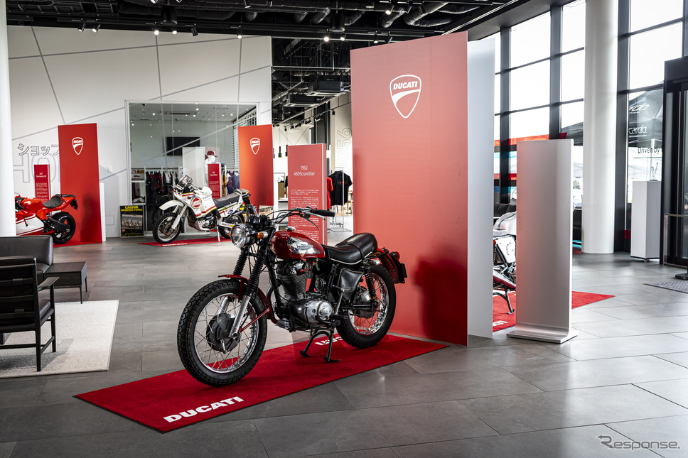 1962から1974年までアメリカで販売していたスクランブラー。写真は450仕様。現行スクランブラーのベースになったモデルだ。《photo by 小川勤》