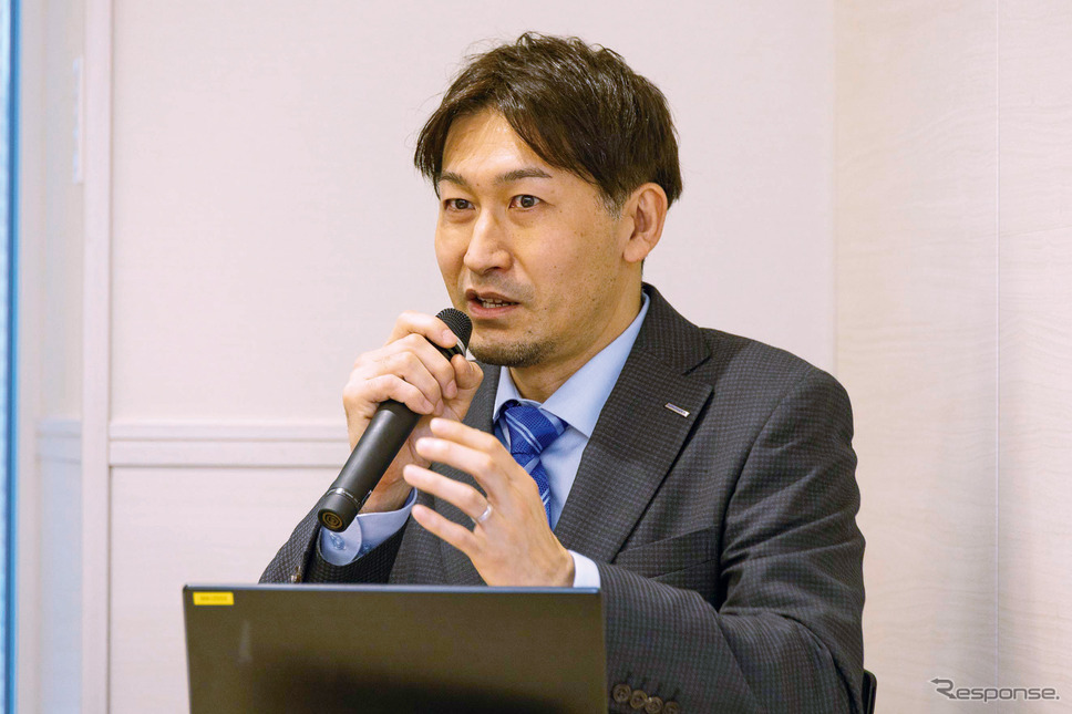 TOYO TIRE株式会社 技術開発本部 TBタイヤ開発部 藤岡 剛史氏《写真撮影 宮越孝政》