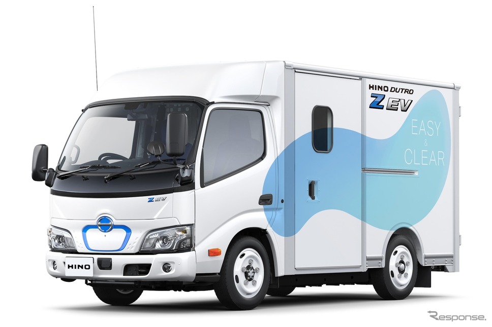 日野デュトロZ EV ウォークスルーバン《写真提供 日野自動車》