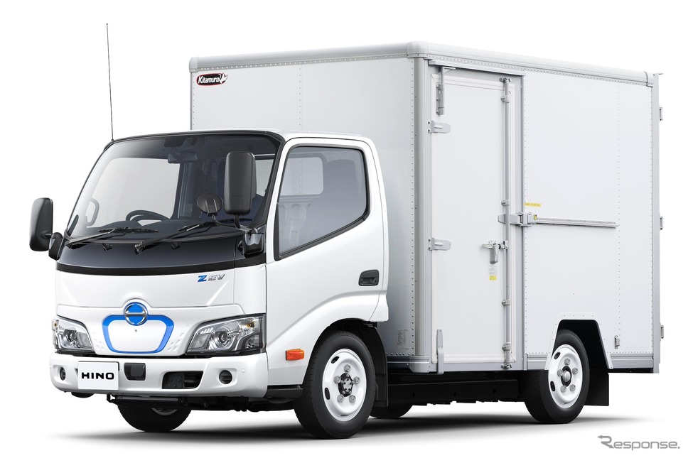 日野デュトロZ EV アルミバン(サイド扉付)《写真提供 日野自動車》
