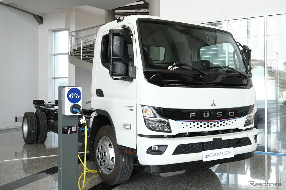 電気小型トラック eキャンター《写真提供 三菱ふそうトラック・バス》