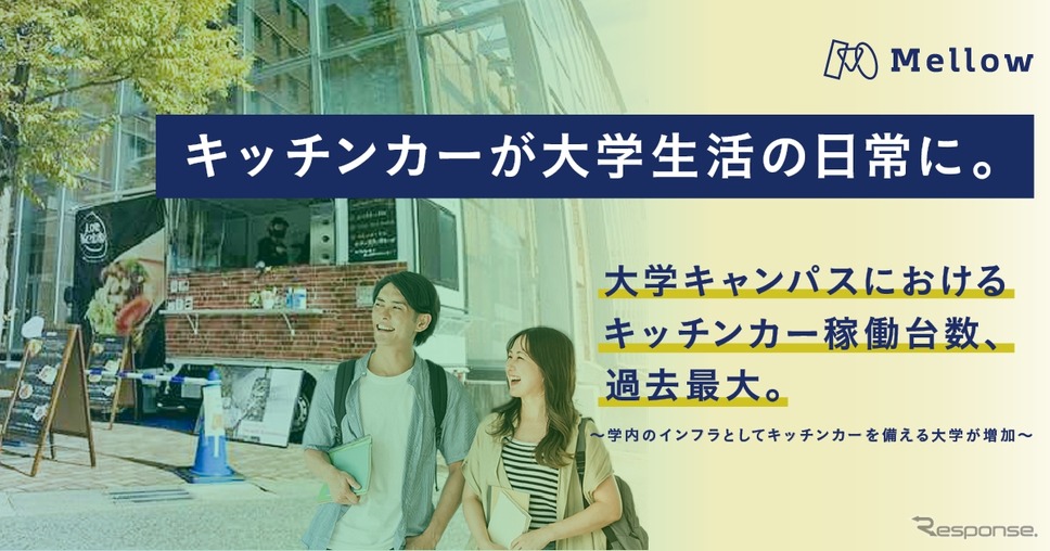 キッチンカーが大学生活の日常に《画像提供 Mellow》