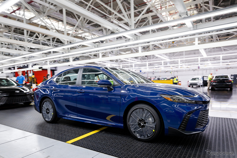トヨタの米国ケンタッキー工場で生産を開始した カムリ 新型《photo by Toyota》