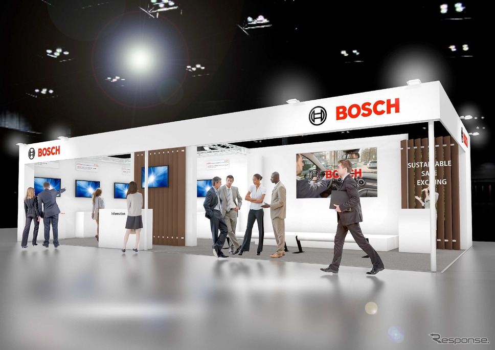 ボッシュブースイメージ(人とくるまのテクノロジー展 2024 YOKOHAMA)《画像提供 ボッシュ》