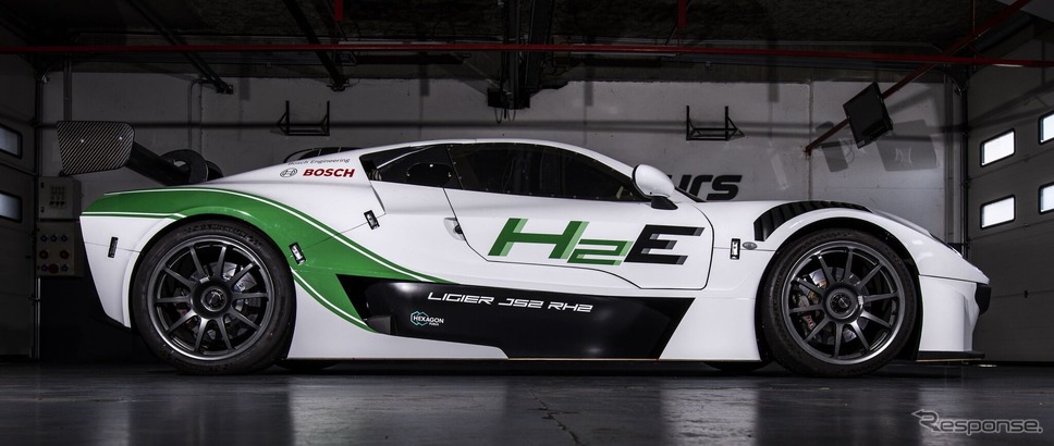 ボッシュの水素エンジン搭載のデモンストレーター車両、リジェ JS2 RH2《photo by Bosch》