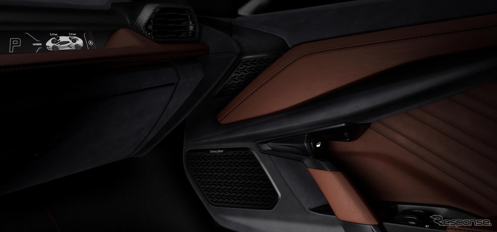 ランボルギーニ・レヴエルト のソナス・ファベール製専用ハイエンドオーディオ《photo by Lamborghini》