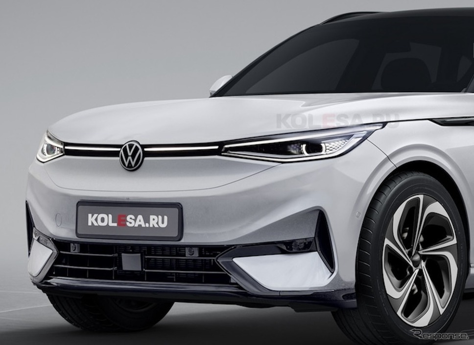 VWとXPENGの共同開発による新型電動SUV(予想CG)KOLESA RU/APOLLO