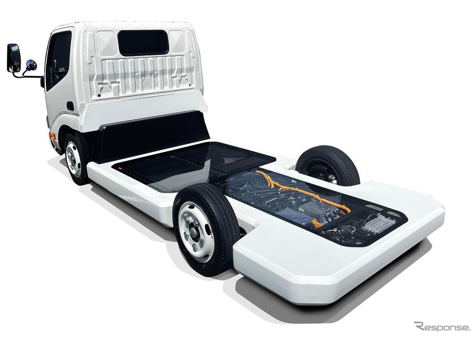 デュトロZ EV キャブシャシモデル《写真提供 日野自動車》