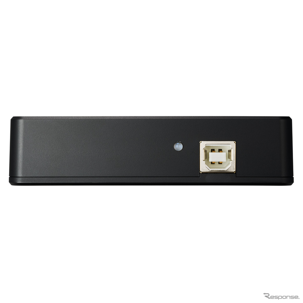 AT-HRD300側面　サービス用USB入力端子（Type-B）《画像提供 オーディオテクニカ》