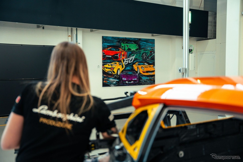 ランボルギーニの伊本社を博物館に変身させる「Dreamaway Lamborghini through the eyes of the world」展覧会《photo by Lamborghini》