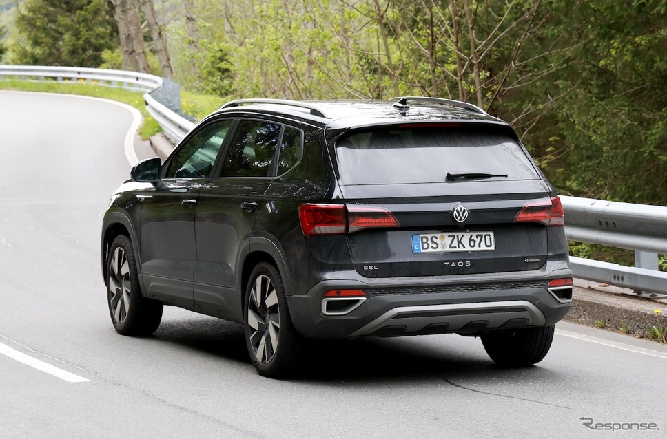 VW タオス 改良新型プロトタイプ(スクープ写真)《APOLLO NEWS SERVICE》