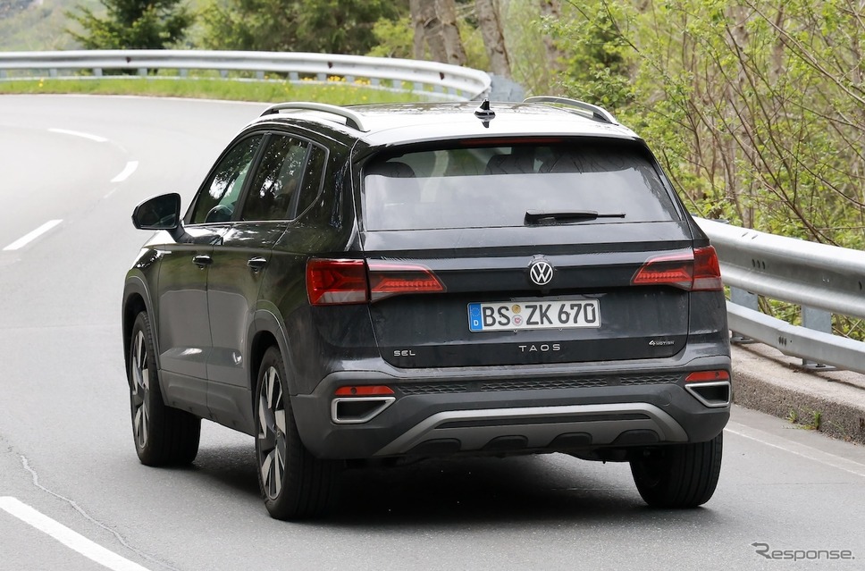VW タオス 改良新型プロトタイプ(スクープ写真)《APOLLO NEWS SERVICE》