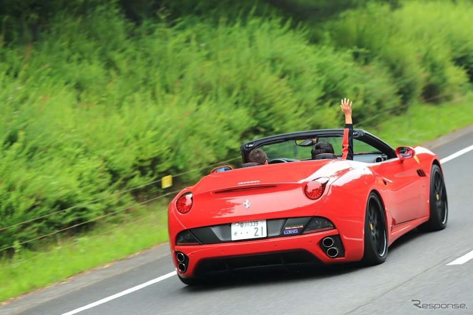 スーパーカー同乗会《写真提供 Parks Japan.F》