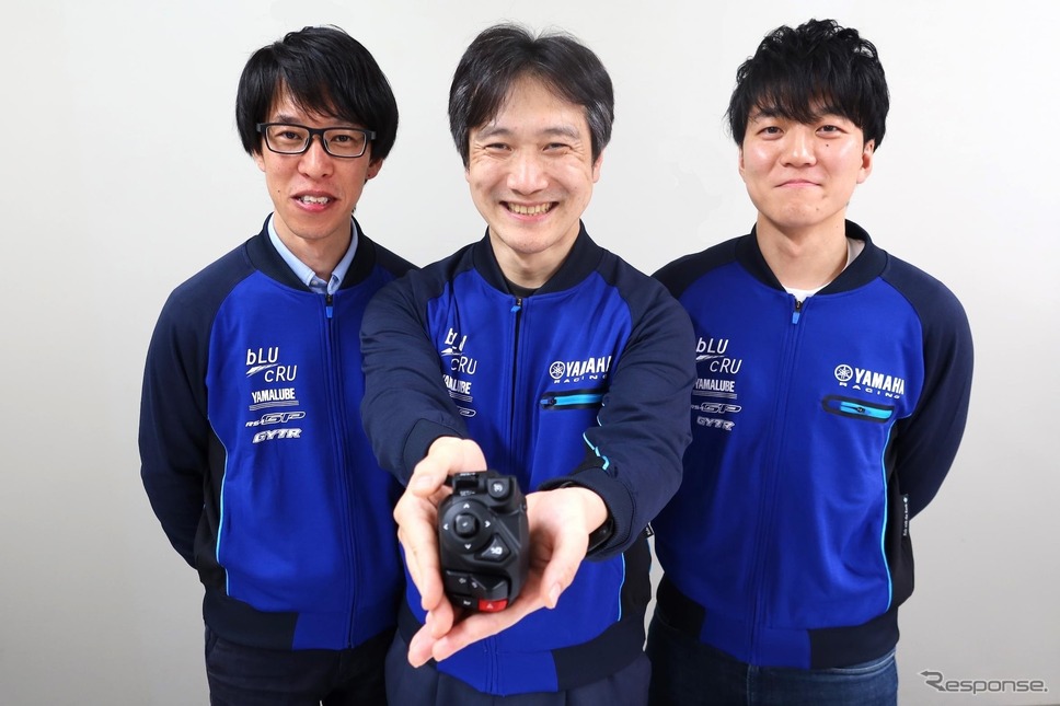 機能モジュール開発部の堀内さん、長崎さん、池谷さん(左から)《写真提供 ヤマハ発動機》