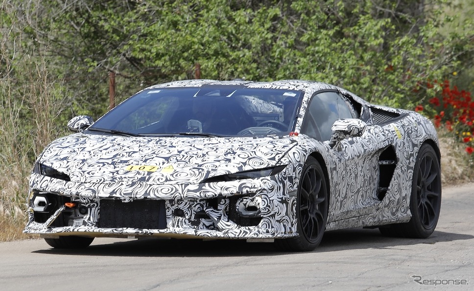 ランボルギーニ ウラカン後継モデルのプロトタイプ(スクープ写真)《APOLLO NEWS SERVICE》