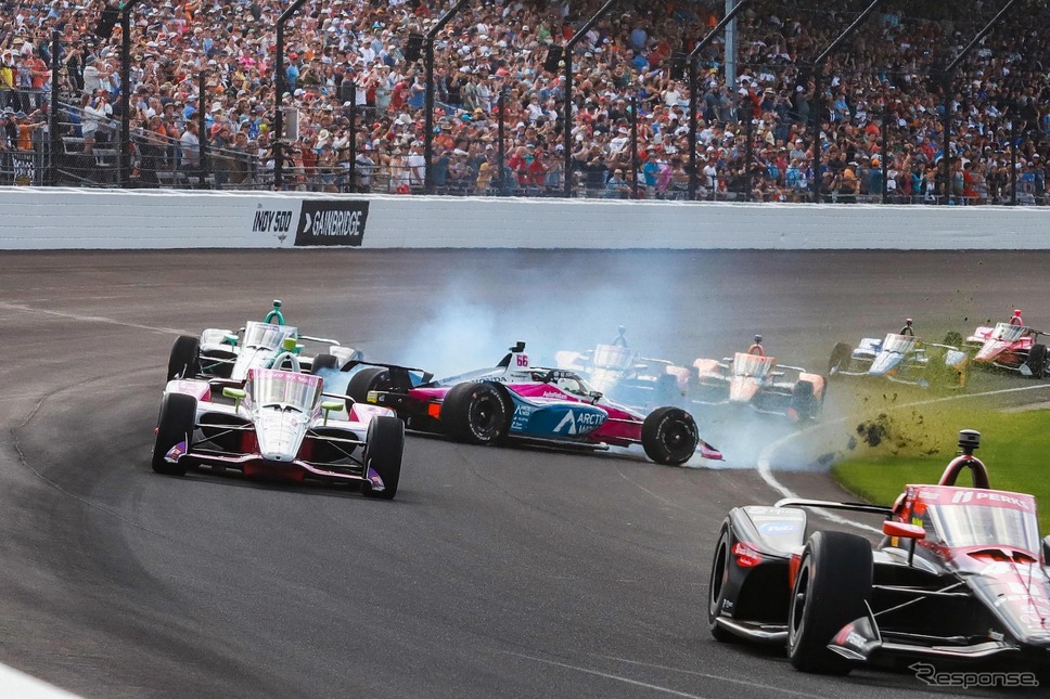 第108回インディ500の模様。《©?INDYCAR》