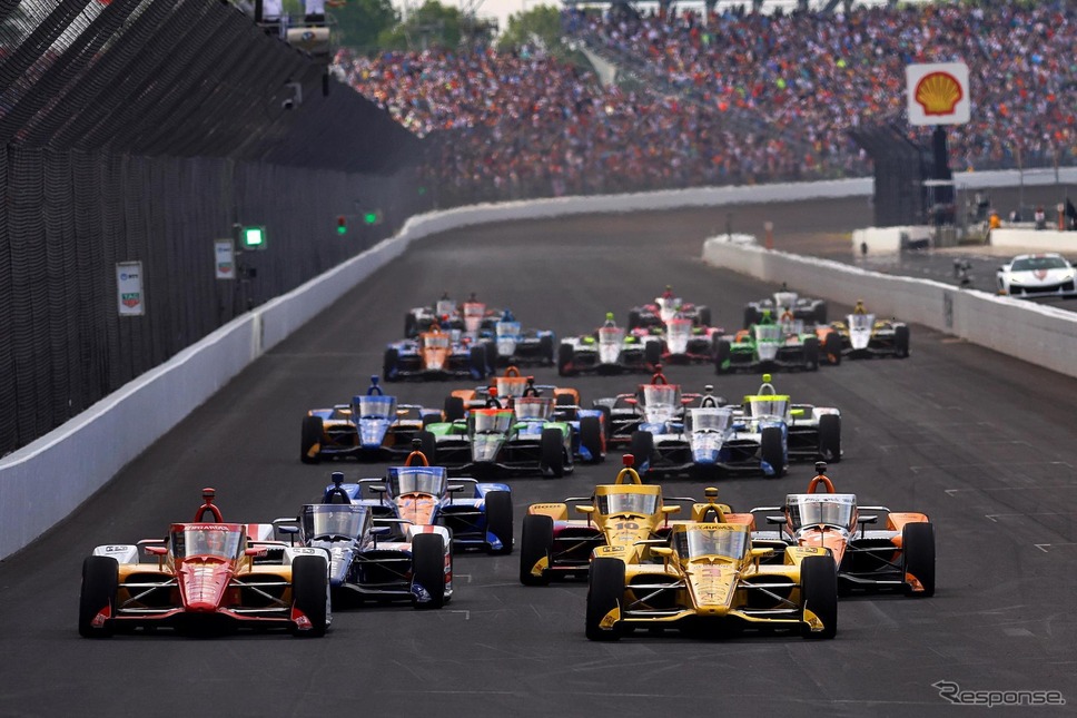 第108回インディ500の模様。《©?INDYCAR》