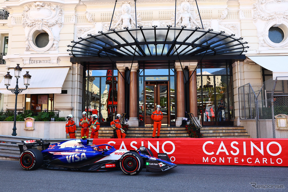 2024年F1モナコGPで8位に入った#22 角田裕毅。《©?Red Bull Content Pool》