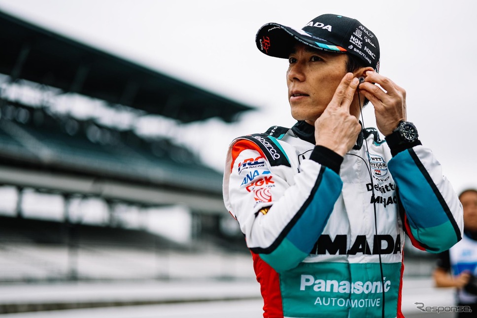 3度目の優勝を目指して戦った佐藤琢磨。《©?INDYCAR》