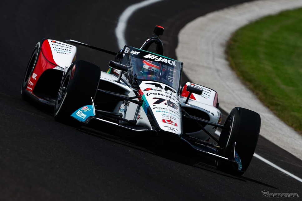 #75 佐藤琢磨は14位。《©?INDYCAR》