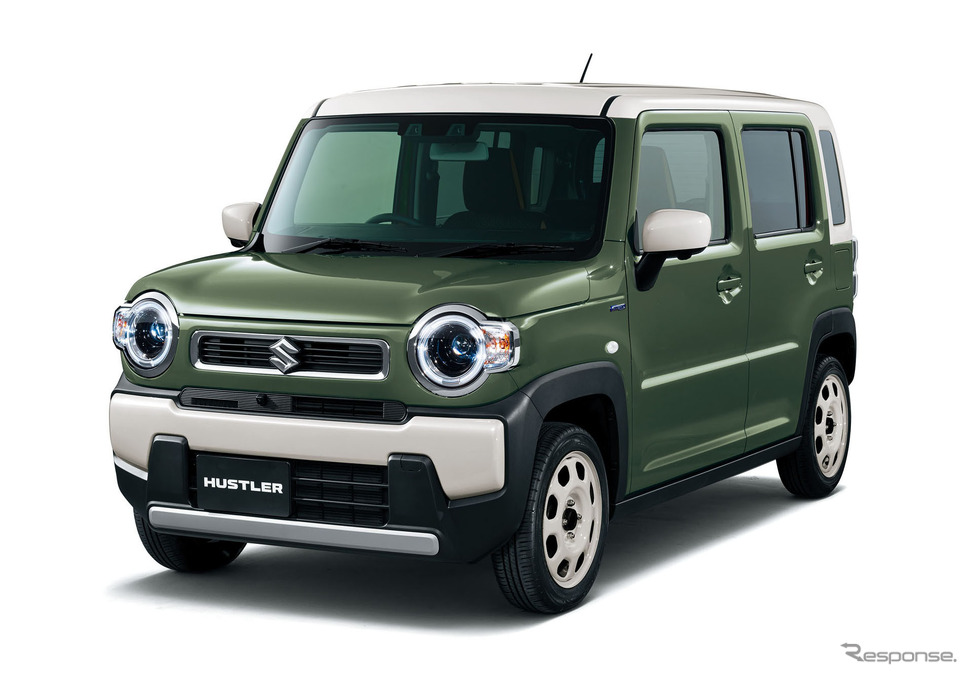 ハスラー_HYBRID G_クールカーキパールメタリック ソフトベージュ2トーン《写真提供 スズキ》