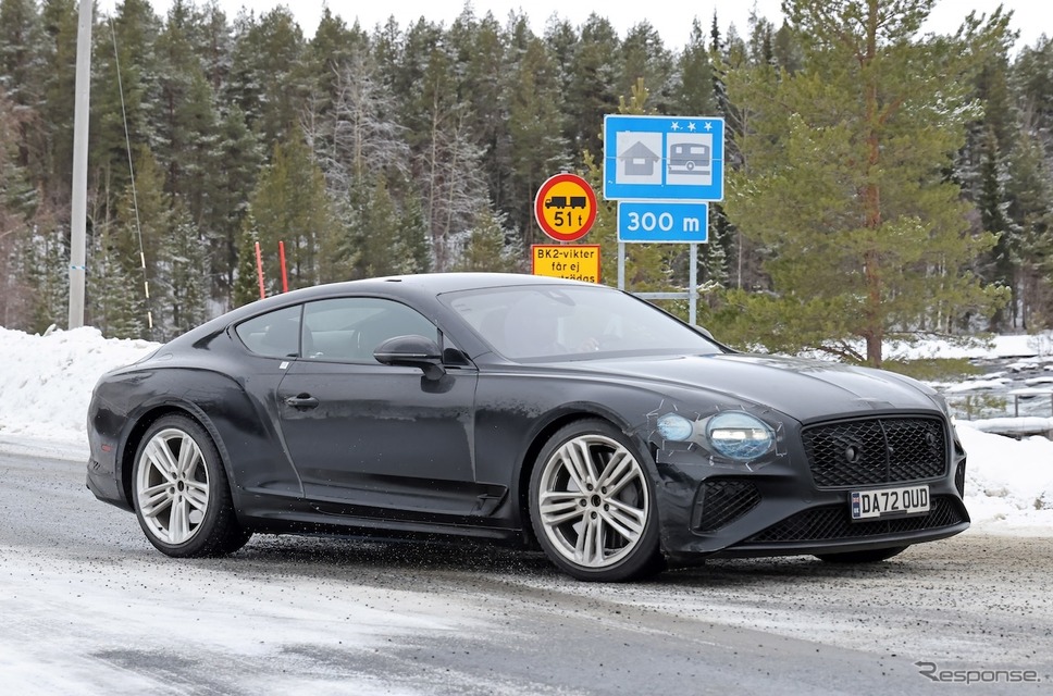 ベントレー コンチネンタルGT 次期型(スクープ写真)《APOLLO NEWS SERVICE》