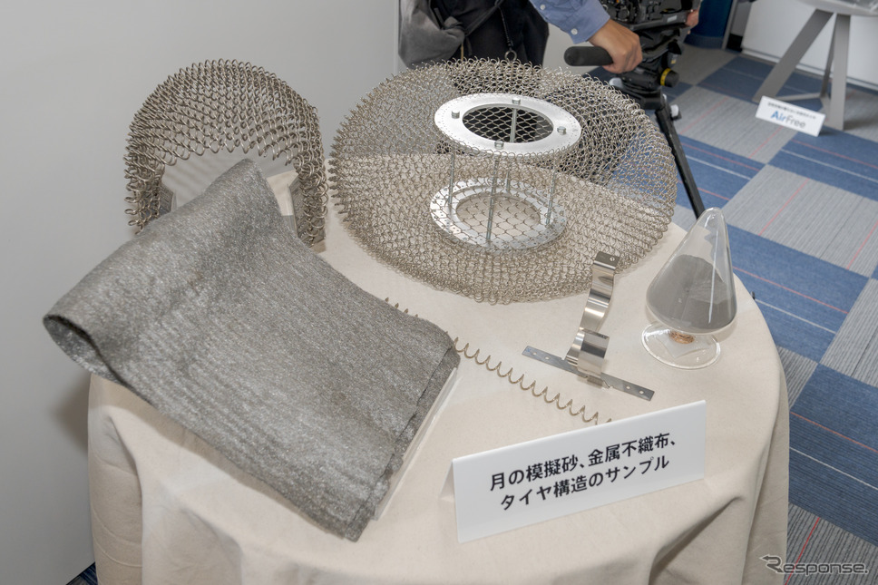 第1世代のタイヤでは基本骨格がスプリング形状だった。《写真撮影 関口敬文》