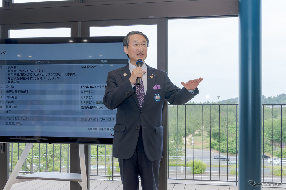 鳥取県知事・平井伸治氏。《写真撮影 関口敬文》