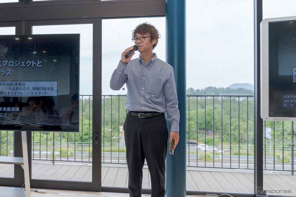 鳥取県商工労働部産業未来創造課課長補佐・井田広之氏。《写真撮影 関口敬文》