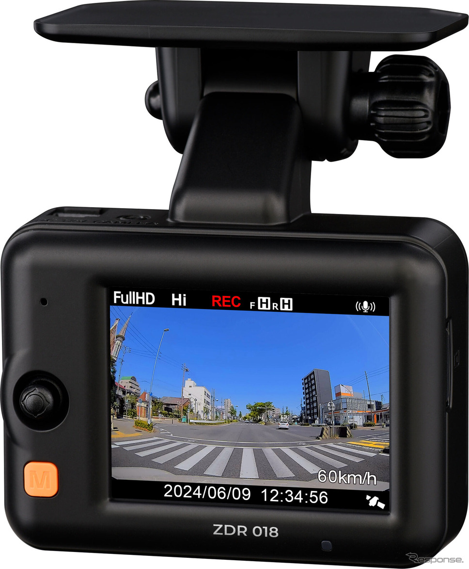本体には2.0インチフルカラーTFT液晶ディスプレイを搭載《画像提供 コムテック》
