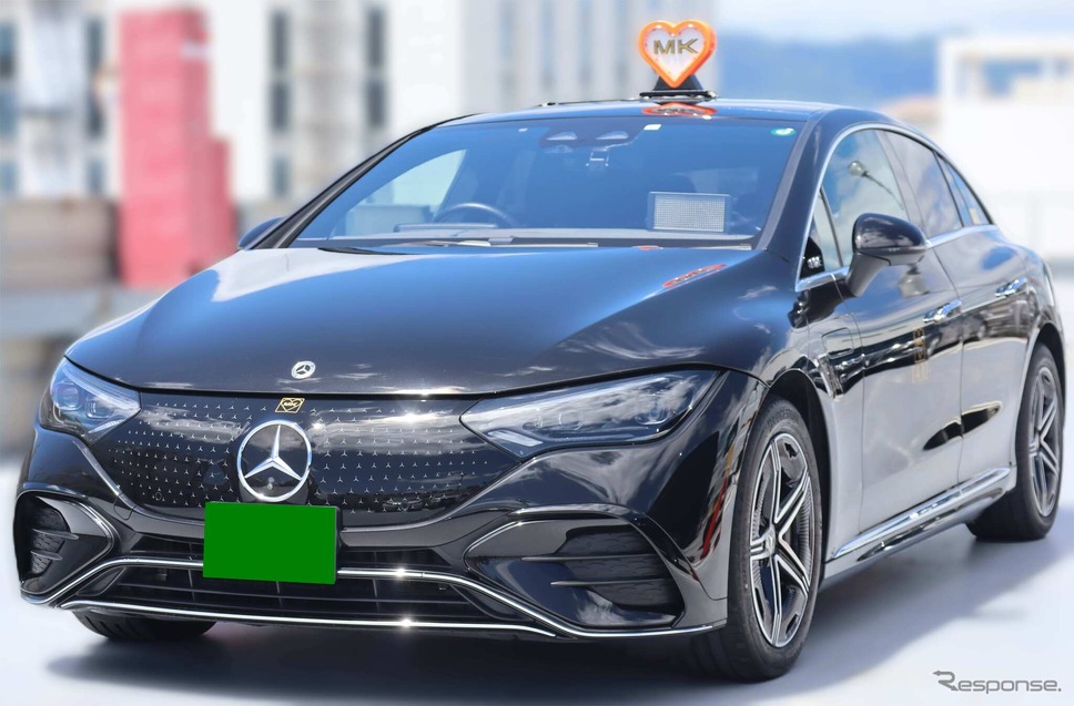 メルセデスベンツ EQE《写真提供 エムケイ》