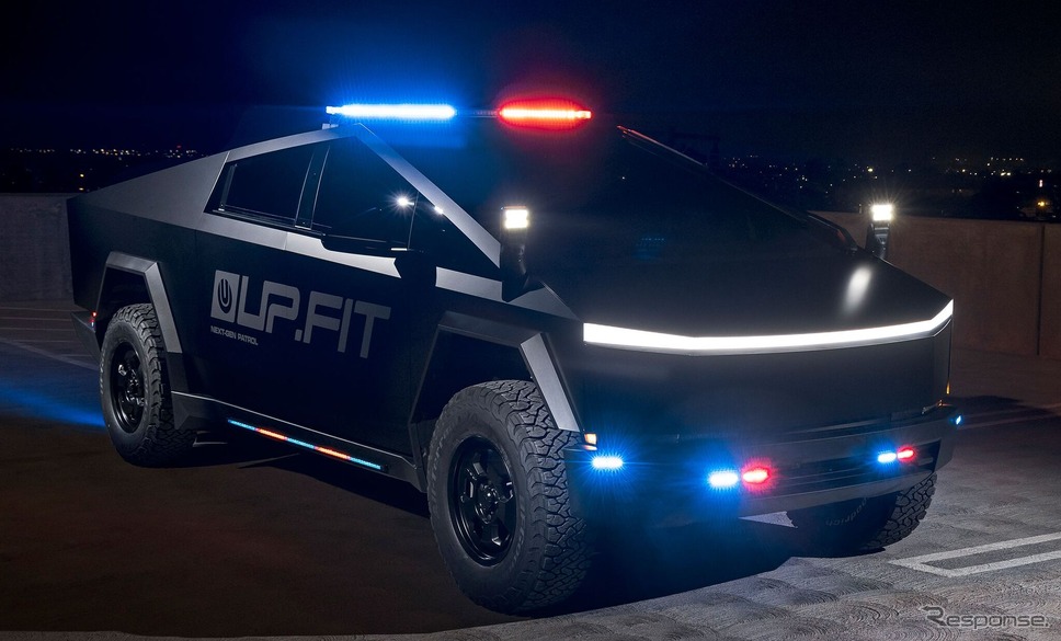 テスラ・サイバートラック の警察パトロール車両《photo by UP.FITa》