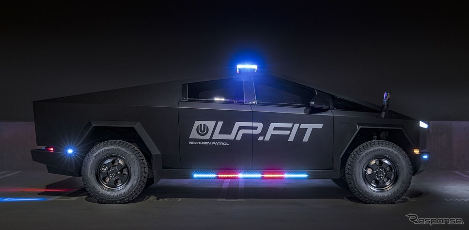 テスラ・サイバートラック の警察パトロール車両《photo by UP.FITa》