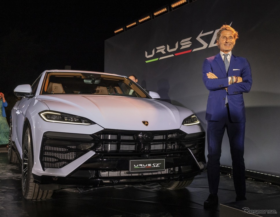 ランボルギーニ・ウルスSE(カンヌ発表会)《photo by Lamborghini》