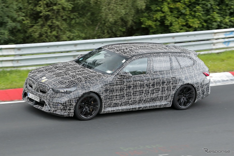 BMW M5ツーリング 新型プロトタイプ(スクープ写真)《APOLLO NEWS SERVICE》