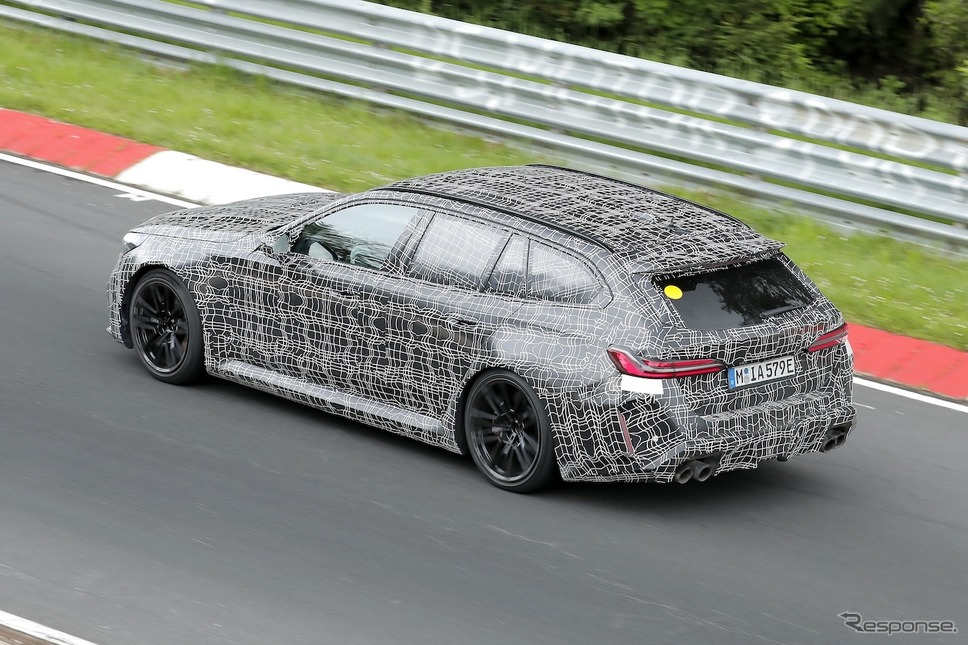 BMW M5ツーリング 新型プロトタイプ(スクープ写真)《APOLLO NEWS SERVICE》