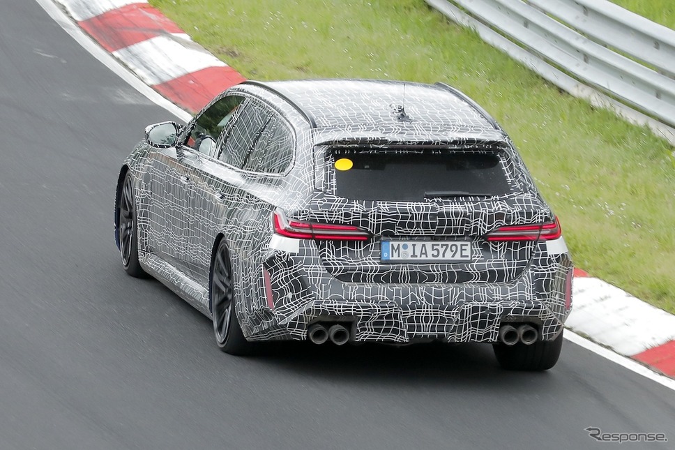 BMW M5ツーリング 新型プロトタイプ(スクープ写真)《APOLLO NEWS SERVICE》