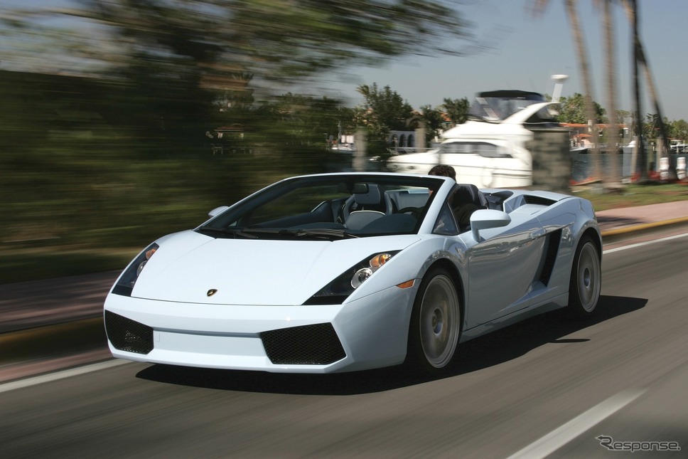 ランボルギーニ・ガヤルド・スパイダー《photo by Lamborghini》