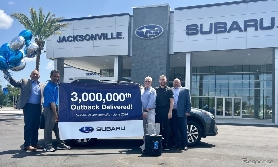 スバル・アウトバックの米国販売が300万台達成《photo by SUBARU》