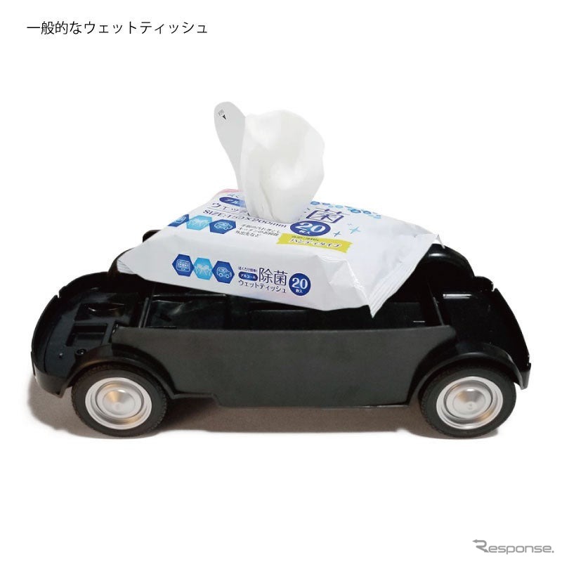 フィアット Nuova 500 2WAY ティッシュケース《写真提供 フェイス》